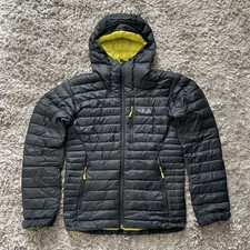 Rab Men's Microlight Alpine Down Jacket Beluga/Acid  Size S