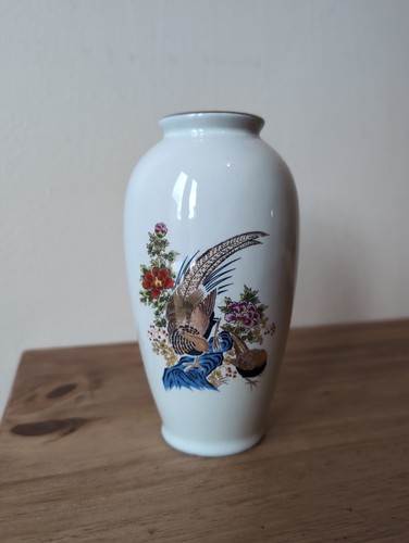 Vintage japanese floral grouse - vintage,