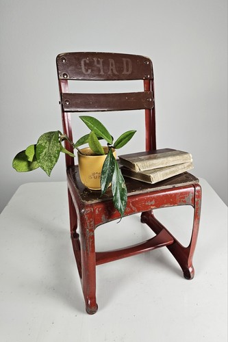 Vintage childs church chair - childs,