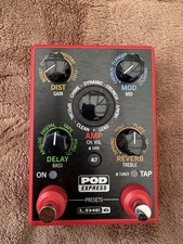 Line 6 Pod Express, used one hour only for testing, inc Power Supply. No reserve