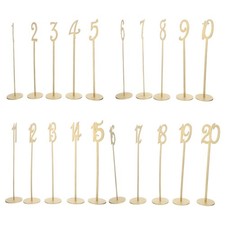20 Pcs 1-20 Table Numbers