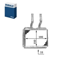 Mahle Heater Matrix Core Heat