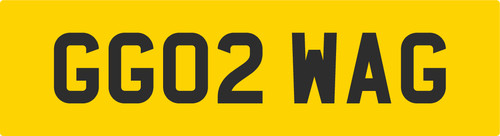 Rare private reg number plate - rare,