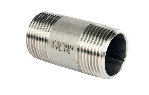 Stainless steel barrel nipples - stainless,