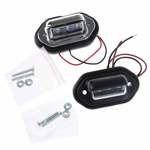 Rear number plate lamp car - number,