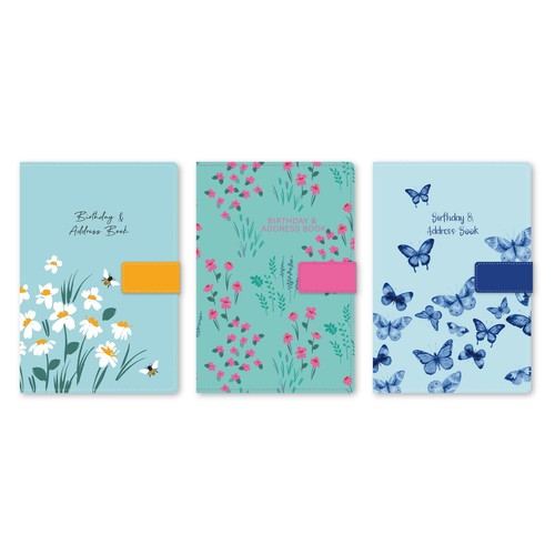 Address book linen - book,