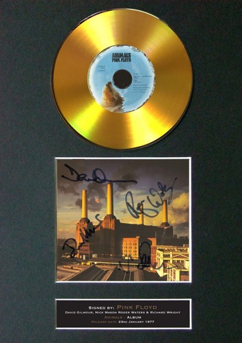 Gold disc pink floyd animals - floyd,