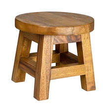 wooden milking stool - heavy