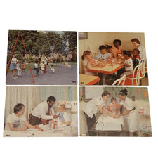 4 x Nes Retro Vintage Wooden Jigsaw Puzzle Kids Children's Playground Hospital