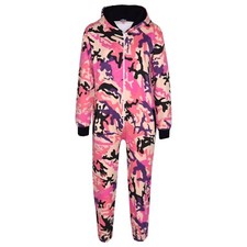 Girls Boys Fleece Camouflage