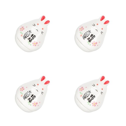 4pcs miniature ceramic bunny - 4pcs,