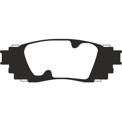 Abtex rear brake pad - rear,