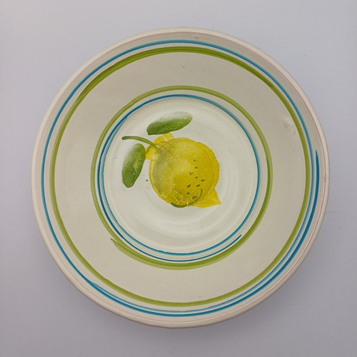 Studio pottery lemon bowl - studio,