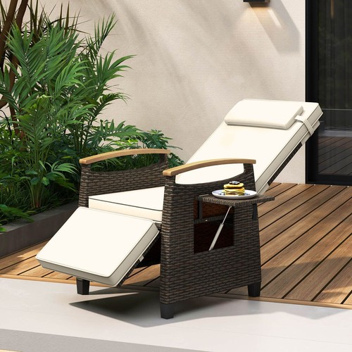 Outdoor rattan reclining - rattan,