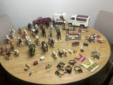 Schleich Horse Truck Trailer Vet Van Ponies Animal Bundle