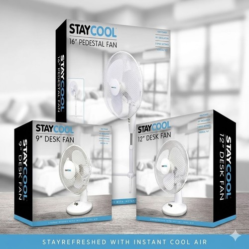 Staycool oscillating fan - staycool, –