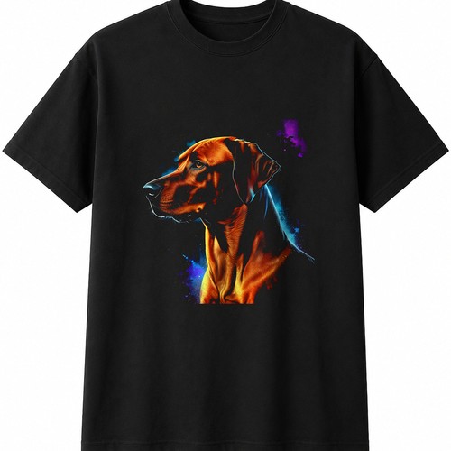 Rhodesian ridgeback glowing - ridgeback,