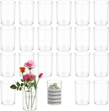 30 PCS Plastic Cylinder Vase