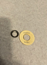 AGED Toggle Switch Plate, R/T plate, CREAM Gibson Les Paul Area 59 Hysteric Part