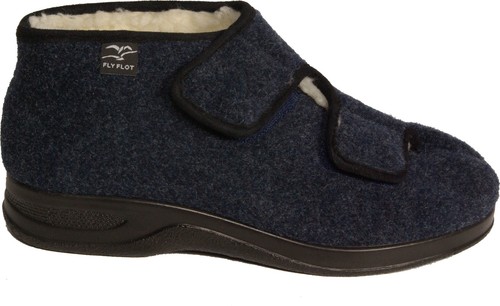 Flyflot warm slippers - flyflot, blue