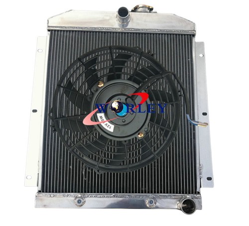 3row aluminum radiator - &, fan