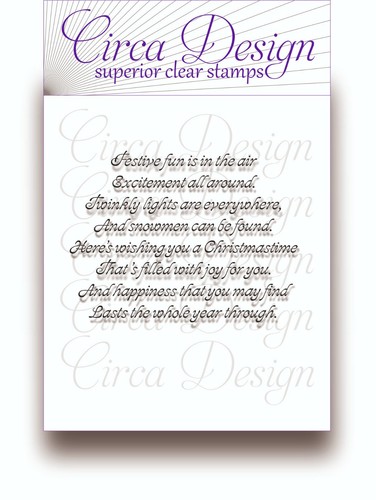 Clear unmounted christmas - clear,