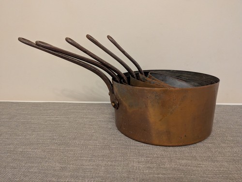 Antique copper pots for - antique,