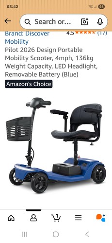 Electric mobility scooter - electric,