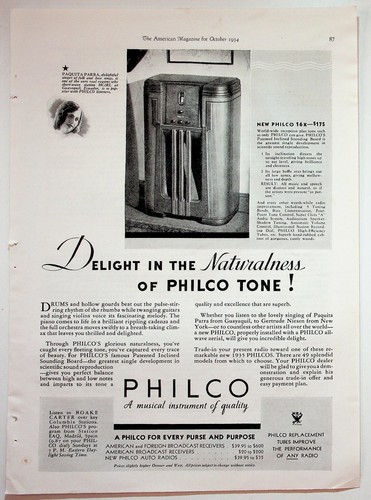 Philco 1934 print - 1934,