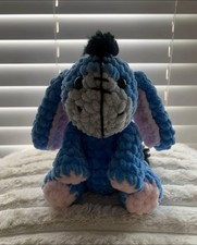 Handmade crochet donkey - handmade,