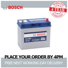 Bosch S4020 Car Battery 12V Sealed Calcium 4 Yr Warranty Type 053