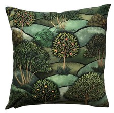 Green Boho Cushion Cover