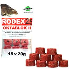 Strongest Rat Poison: Rat and Mouse Killer Poison Bait 15 Blocks 300g !