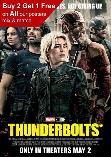 Thunderbolts 2025 movie poster - movie,