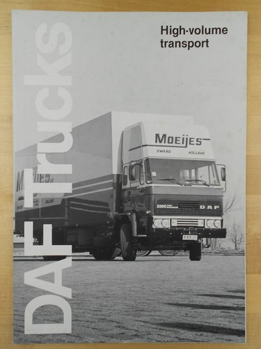 Daf volume truck - daf, brochure