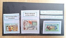 Mail Sorting  Office Themed Stamps: Russia, Swaziland, Togo. U/M. Free Postage.