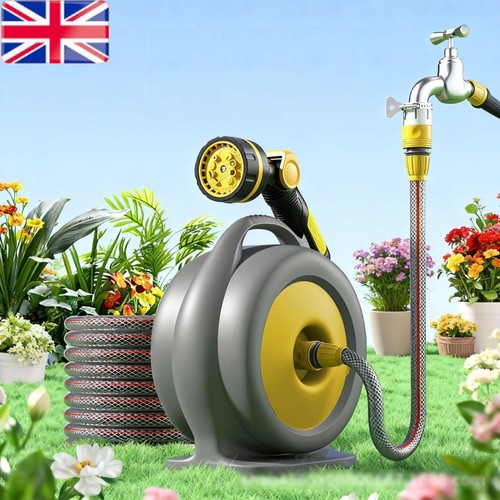Water hose reel cart with - reel,