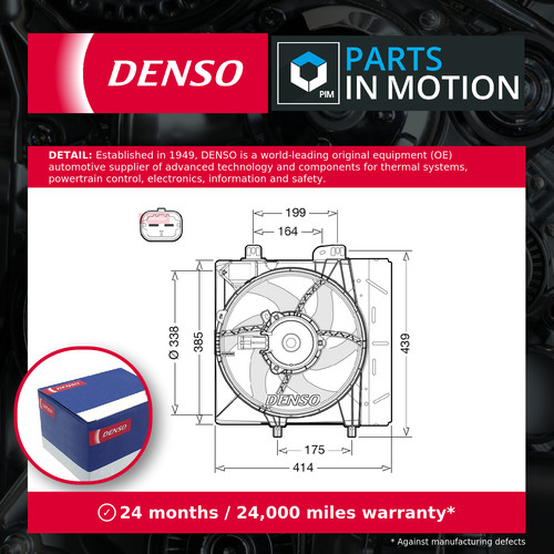 Radiator fan fits citroen - radiator,