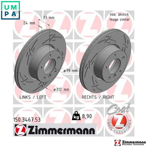 Brake disc 150 - 2x, 150.3467.53