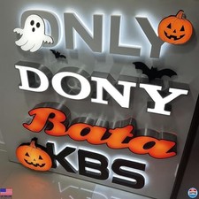 Personalized 3D Metal LED Channel Letters - Custom Backlit/Frontlit Signage