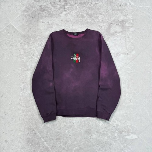 Stussy center logo purple - stussy,