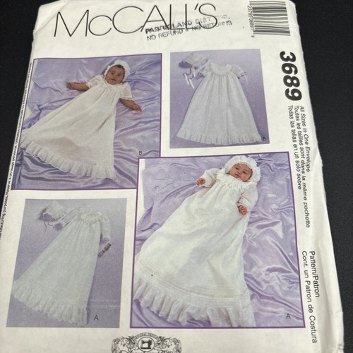 Mccalls 3689 baby clothing - baby,