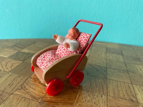 Pram buggy baby caco dollhouse - buggy,