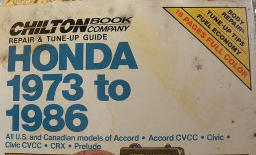Chilton repair tune manual - repair, tune-up