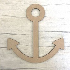 Ships anchor 1 MDF Wood Base