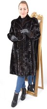 US4246 REAL MINK FUR COAT
