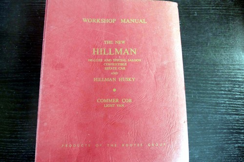 Hillman minx deluxe special - deluxe,,