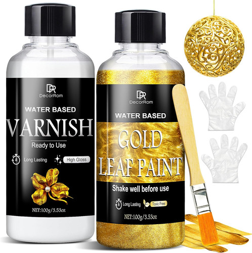 Gold leaf metallic acrylic - gold,