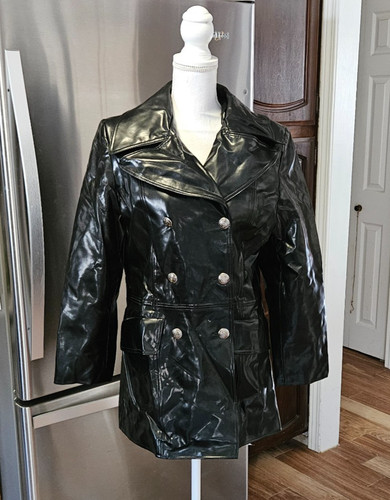 Vintage patent leather - leather, look