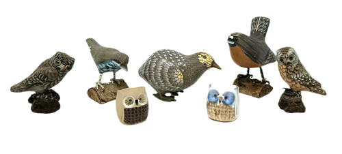 Bird figurines owl ornaments - bird,